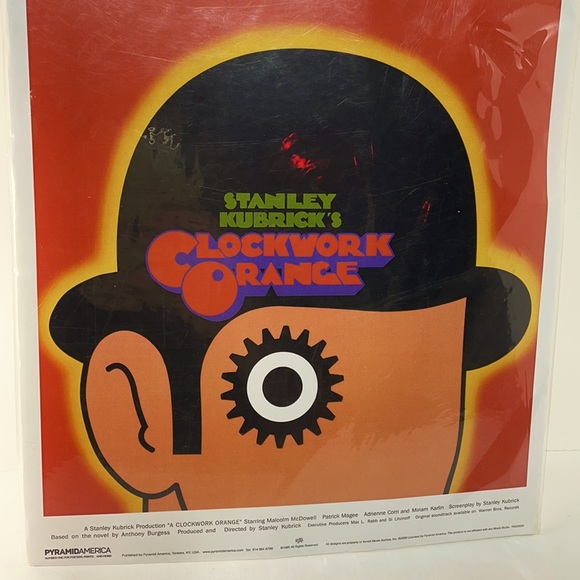 Vintage 1995 Poster re-make of the 1971 Stanley Kubrick Movie Clockwork Orange! - Picture 4 of 6